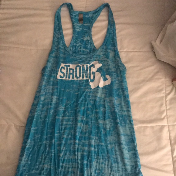 Boston Strong Razorback Tank - Picture 1 of 4